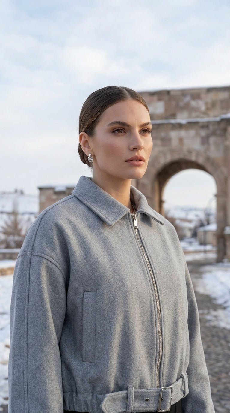 2076 Bomer Kaşe Ceket - Desfita