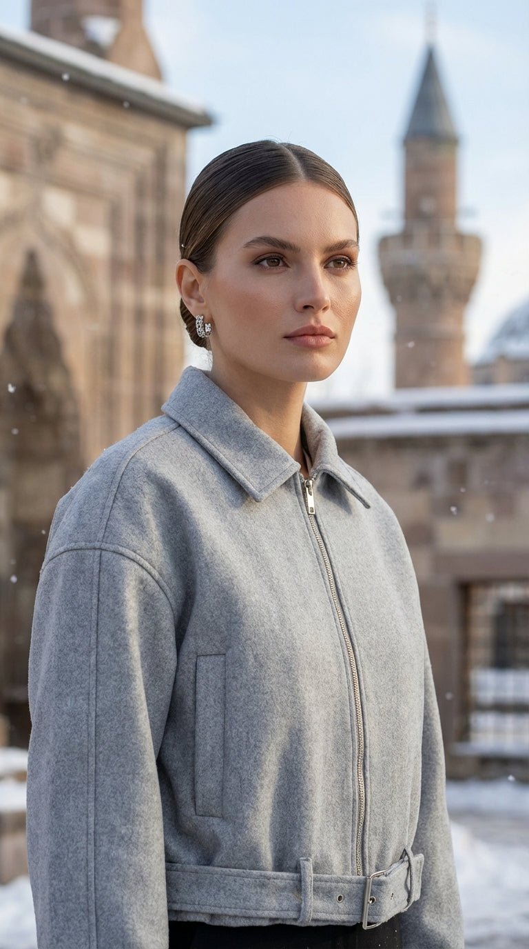 2076 Bomer Kaşe Ceket - Desfita