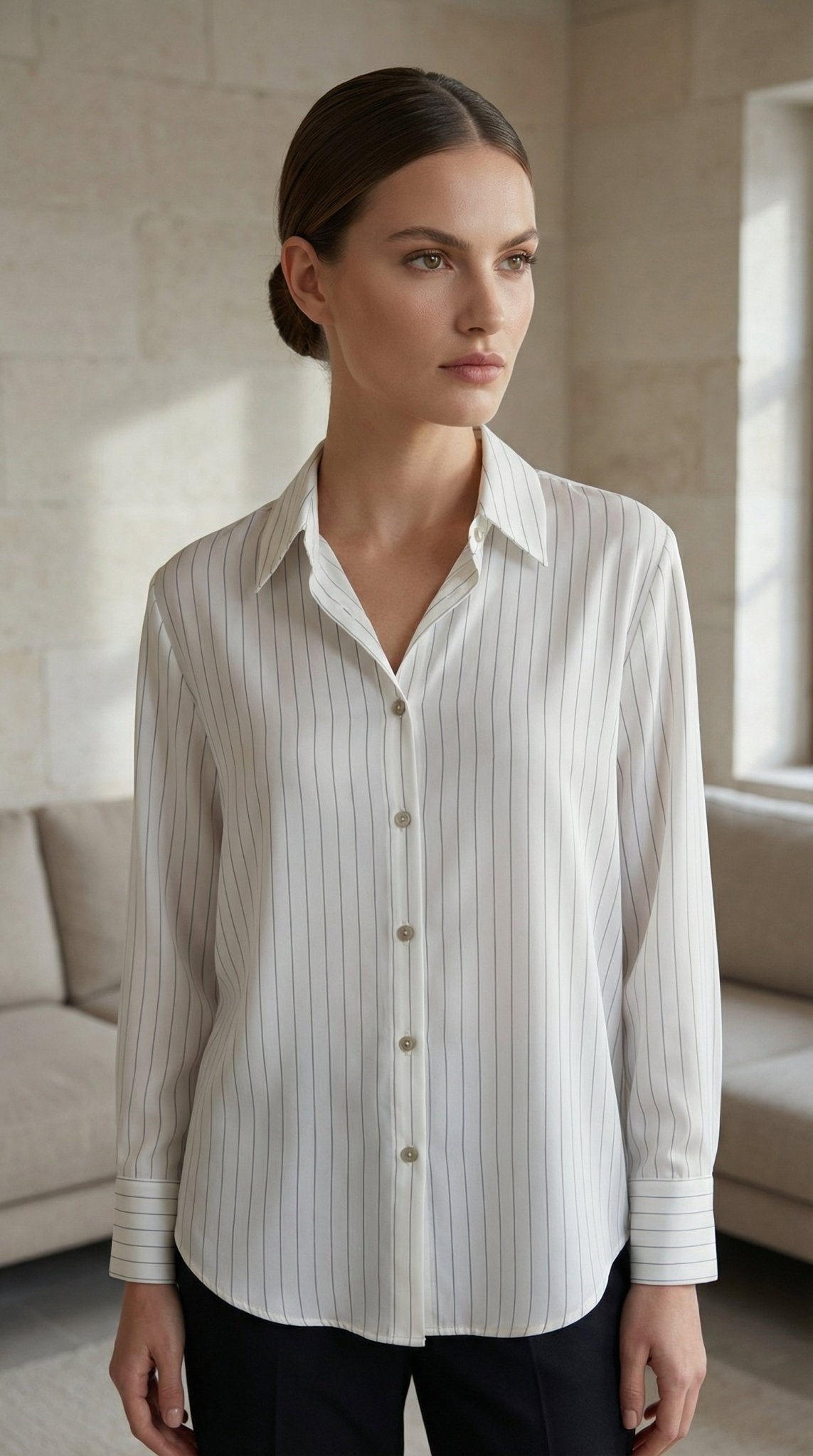 4520 Çizgili Gömlek - Desfita Ürün ana görseli