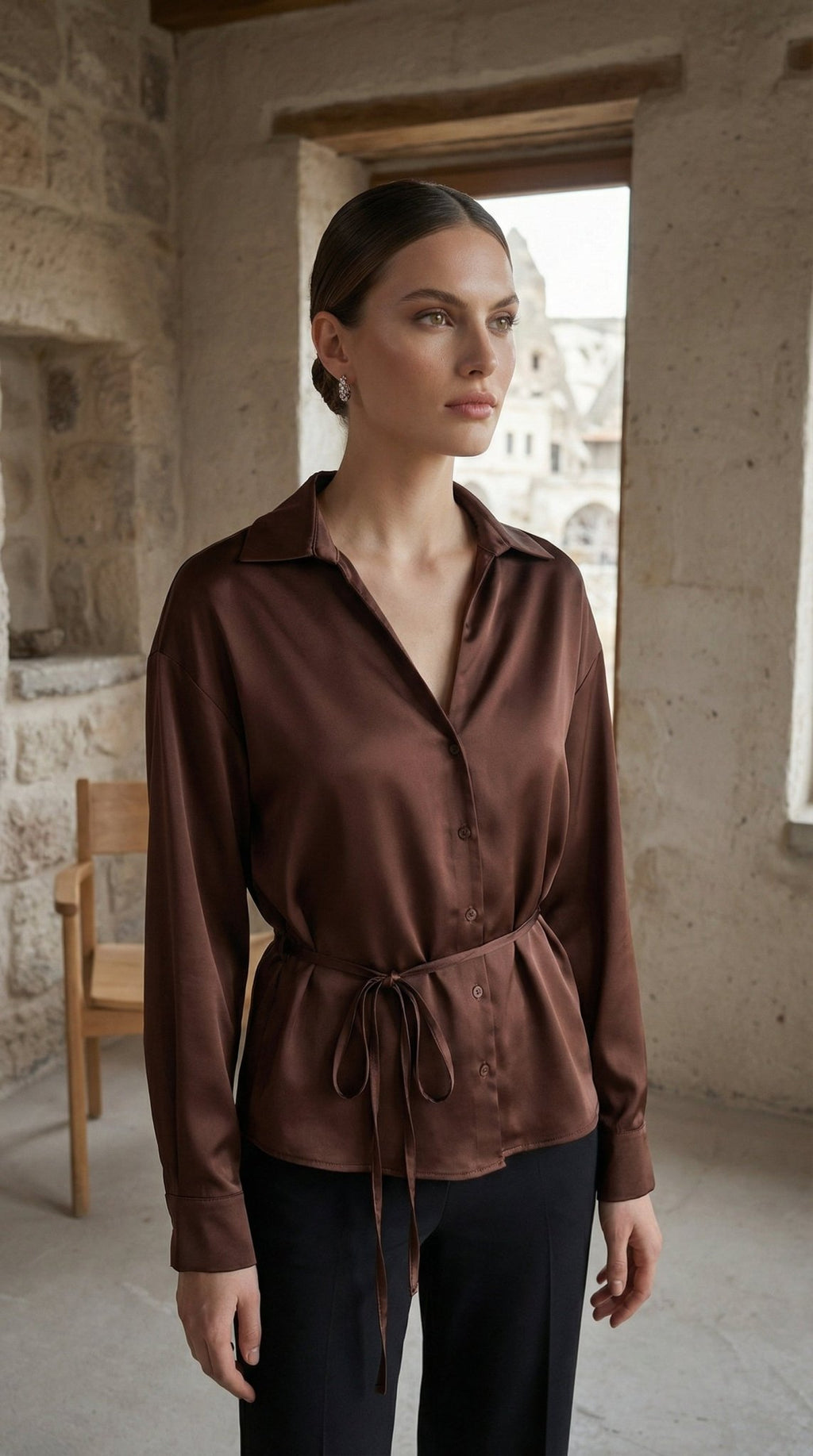 5018 Saten Gömlek - Desfita