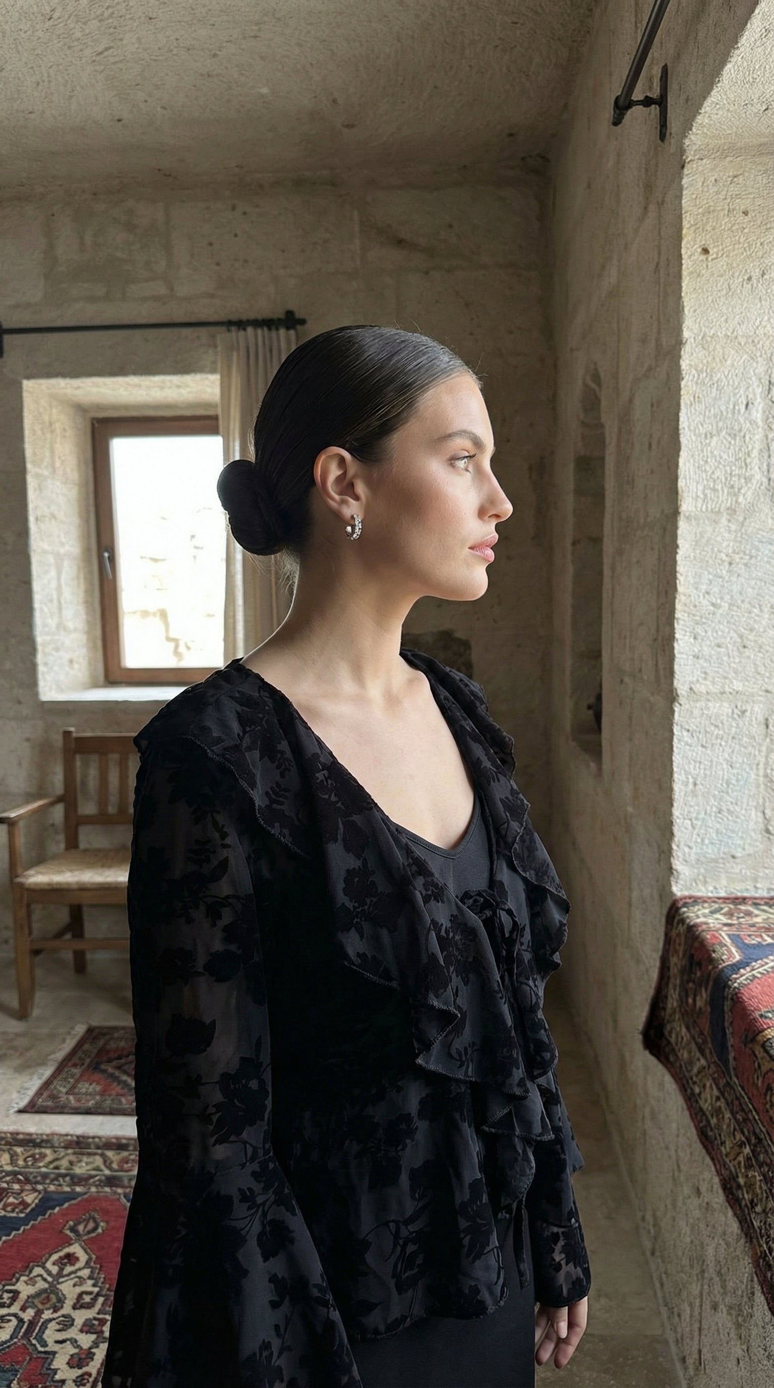 3868 Transparan Bluz Ürün ana görseli