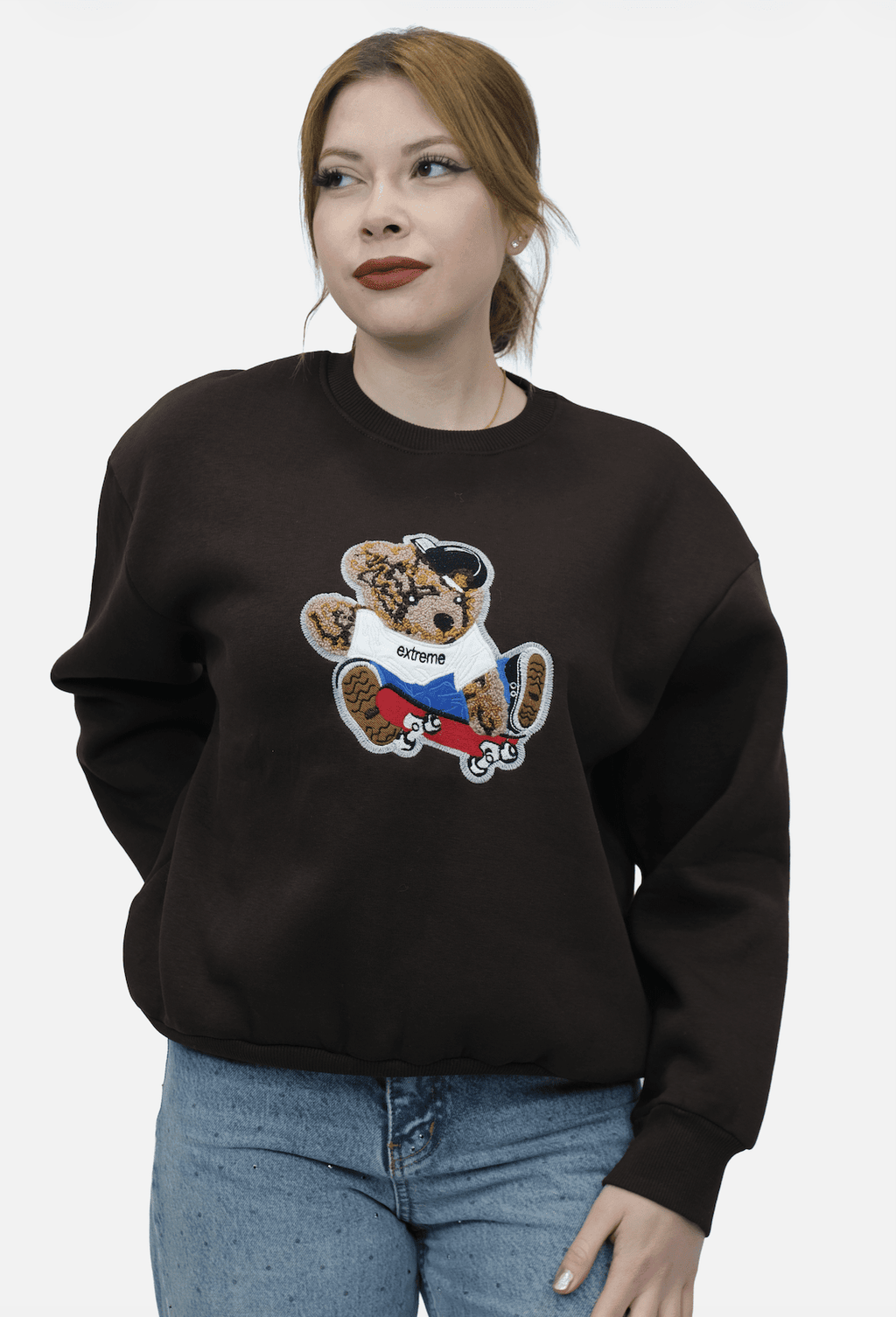 Ayıcık Nakışlı Sweat 6864 - Desfita