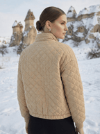 Baklava Desenli Ceket - Desfita