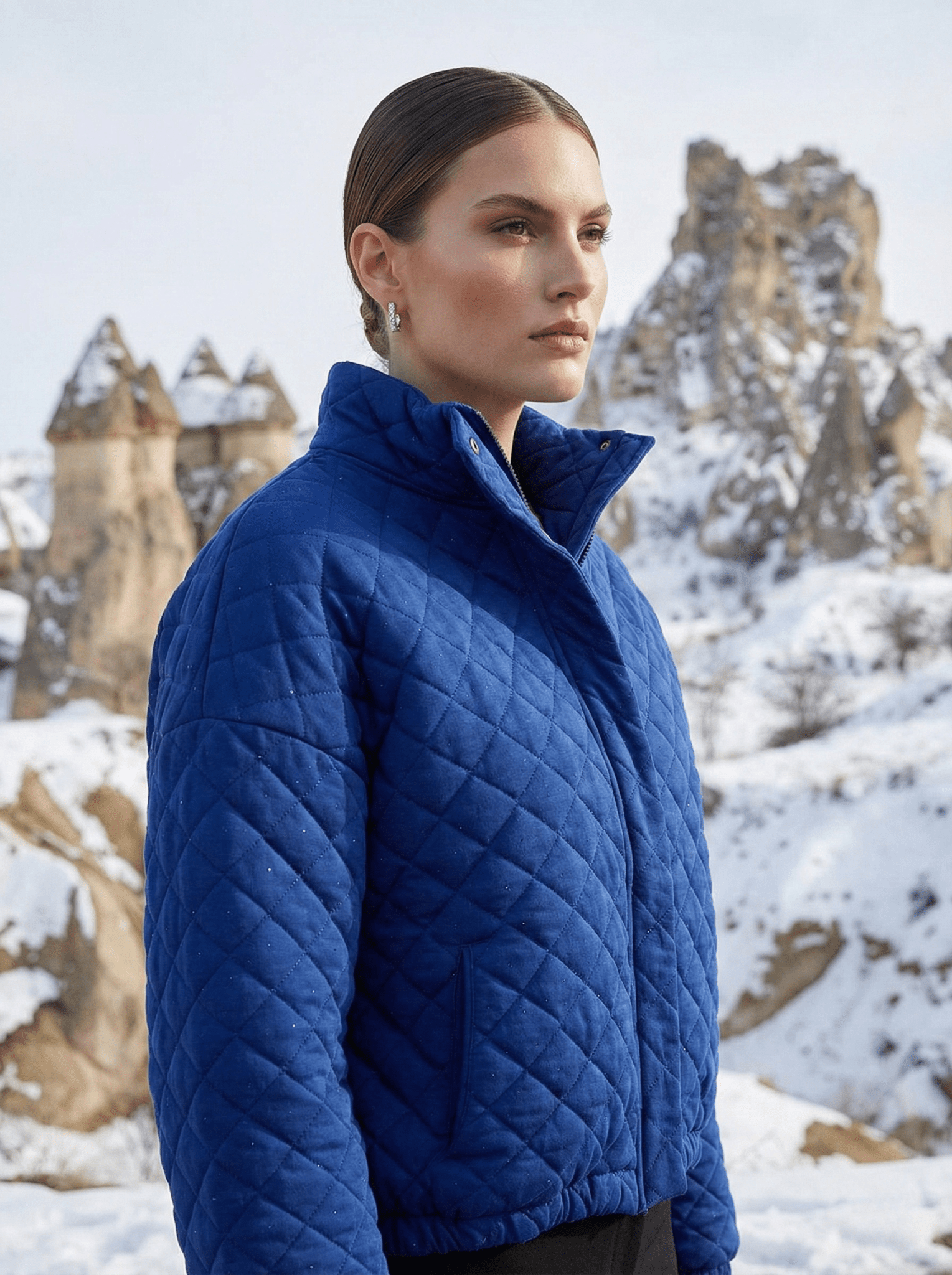 Baklava Desenli Ceket Ürün ikincil görseli