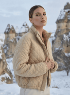 Baklava Desenli Ceket - Desfita