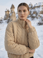 Baklava Desenli Ceket - Desfita