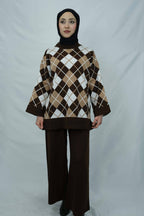 Baklava desenli takım 4016 - Desfita