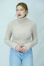 Balıkçı yaka fitilli kazak 1650 - Desfita