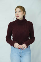 Balıkçı yaka fitilli kazak 1650 - Desfita