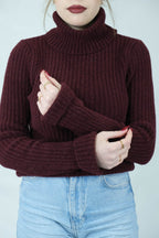 Balıkçı yaka fitilli kazak 1650 - Desfita