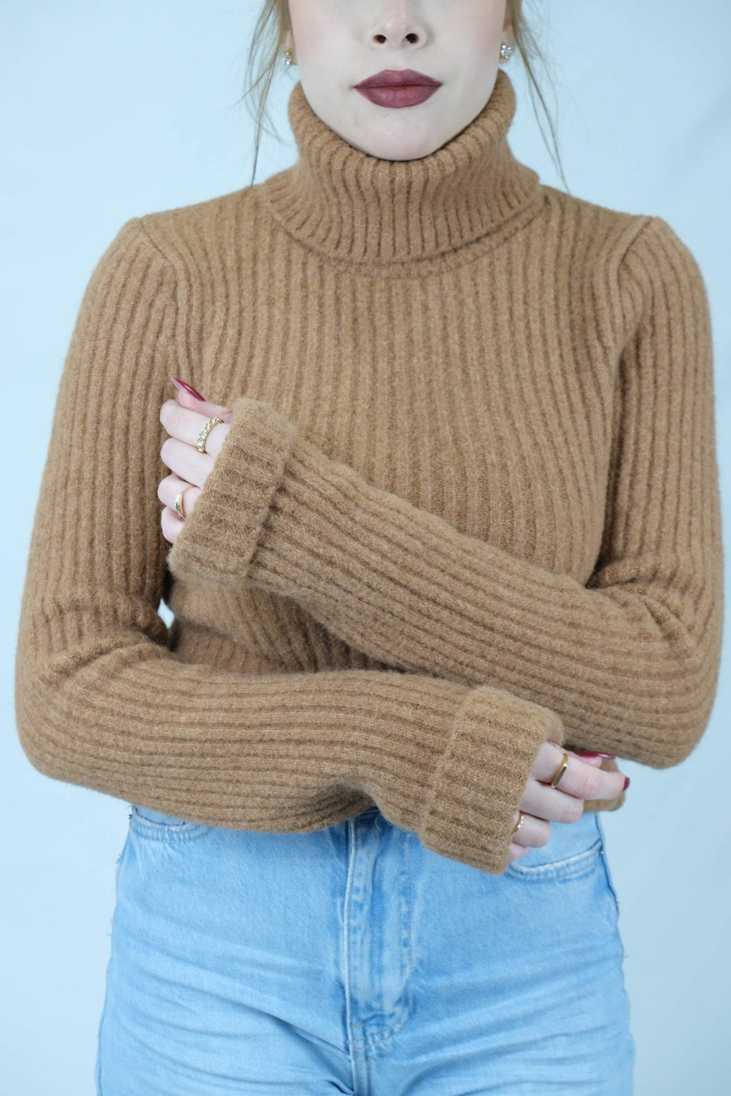 Balıkçı yaka fitilli kazak 1650 - Desfita