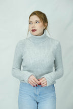 Balıkçı yaka fitilli kazak 1650 - Desfita