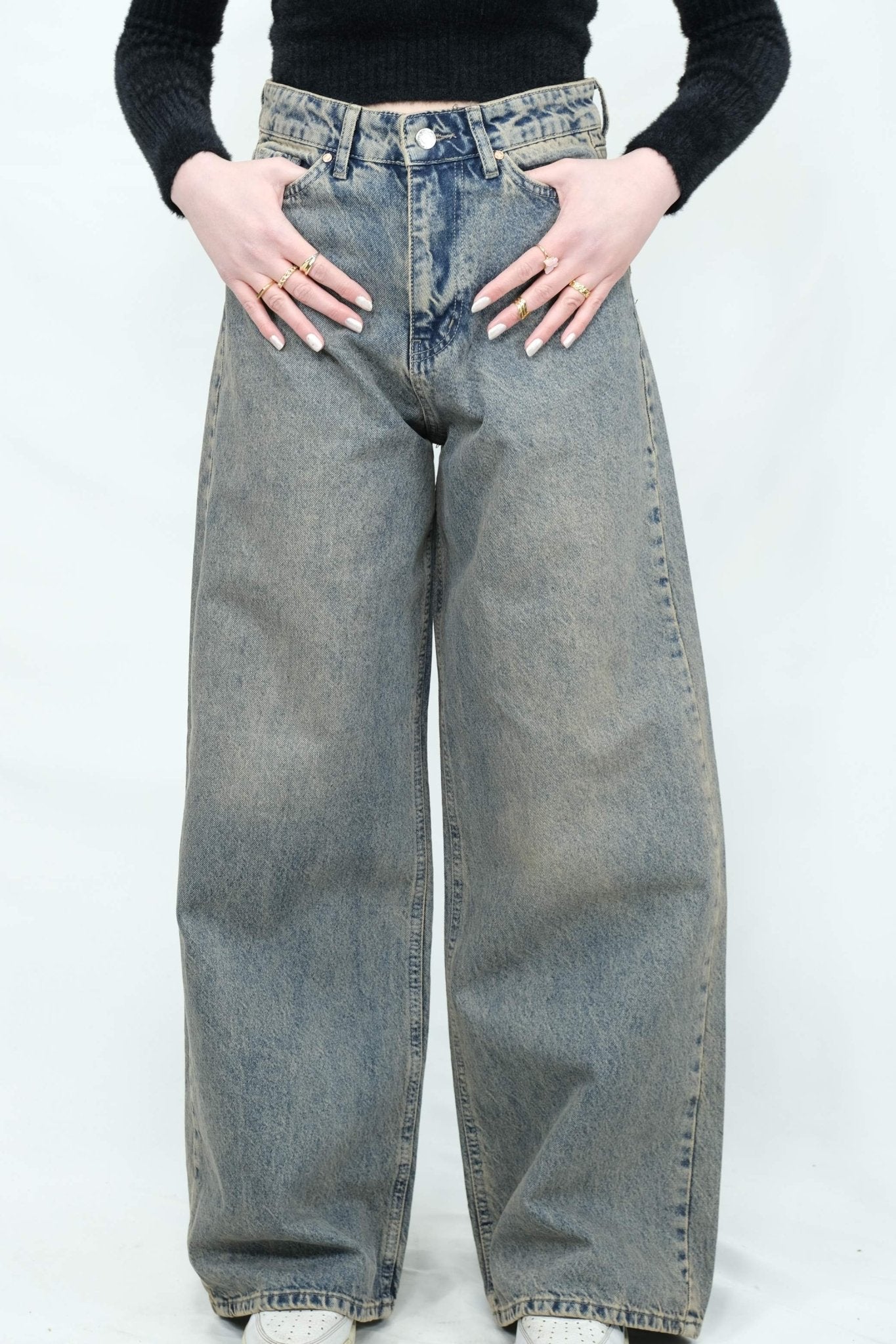 Bol paça jean pantolon 4021 - Desfita Ürün ana görseli