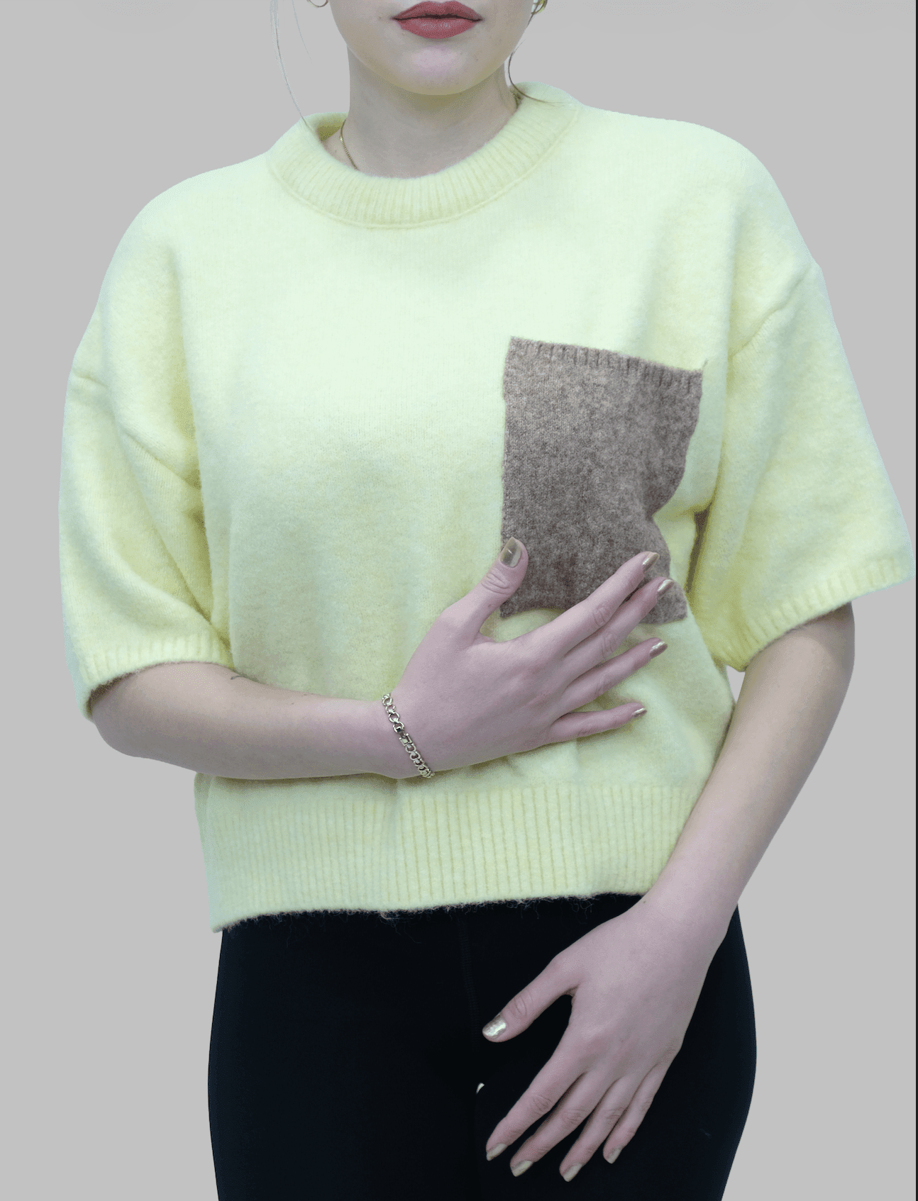 Cep Detaylı Kazak | 20026 - Desfita