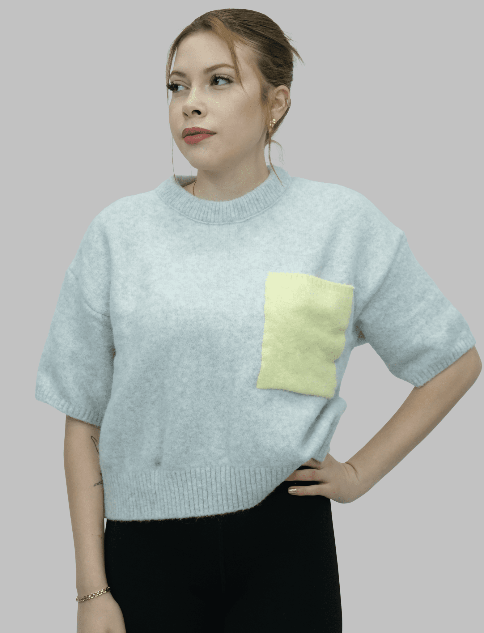 Cep Detaylı Kazak | 20026 - Desfita