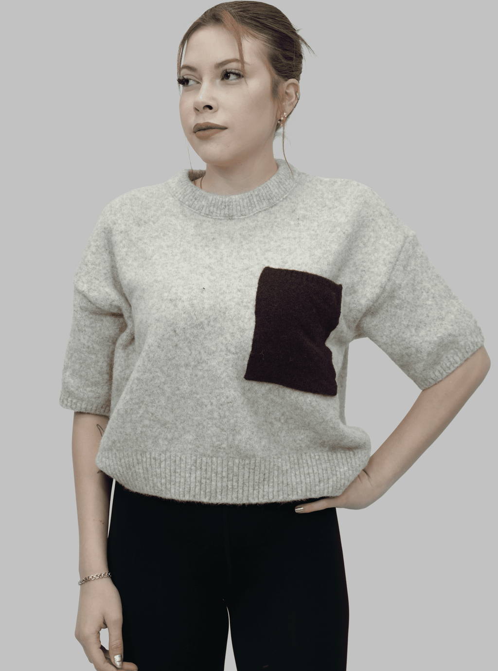 Cep Detaylı Kazak | 20026 - Desfita