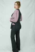 çizgili yelek ve pantolon takımı 281 - Desfita