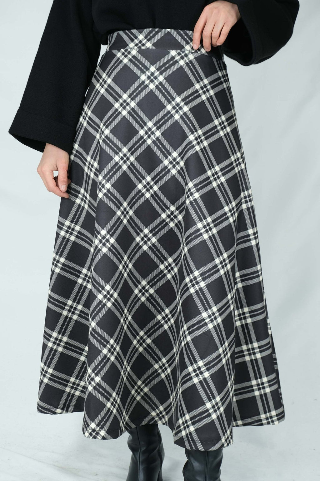 Desenli etek 8961 - Desfita