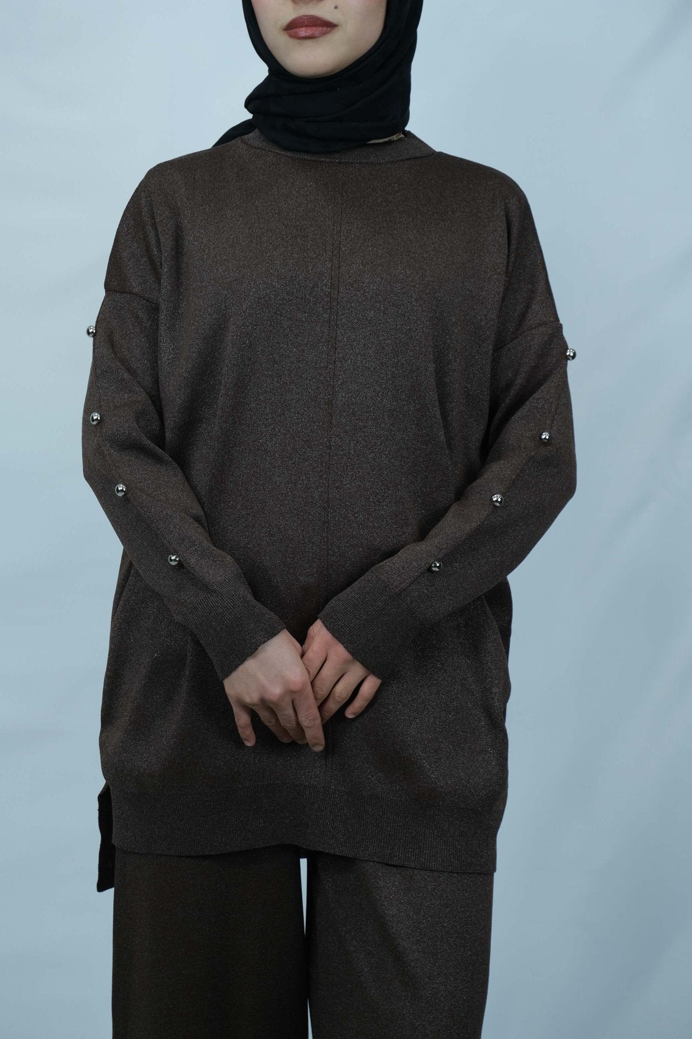 detaylı triko takım 4005 - Desfita