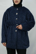 Düğme Detaylı Buklet Ceket 8929 - Desfita