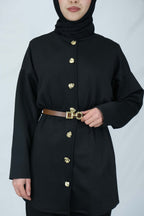 Düğme detaylı ceket 55016 - Desfita