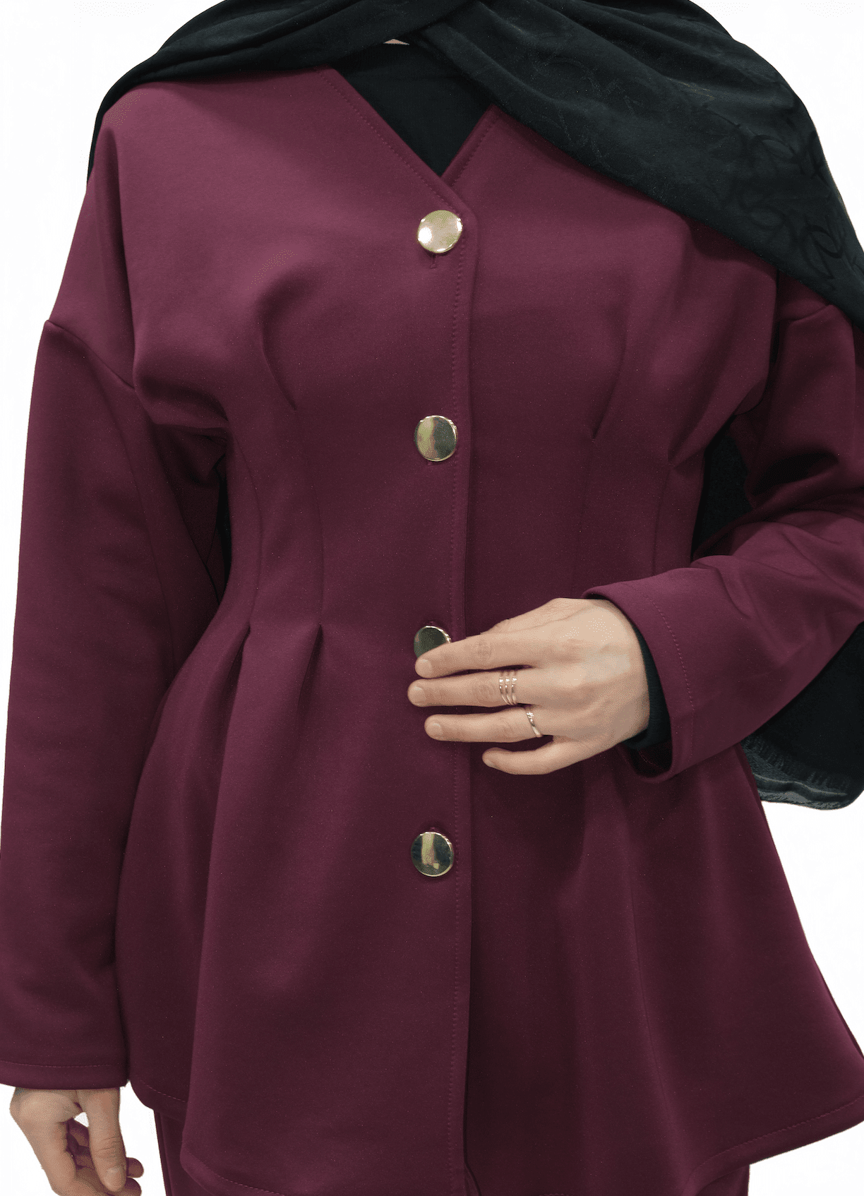 Düğme Detaylı Zarif Takım 22007 - Desfita