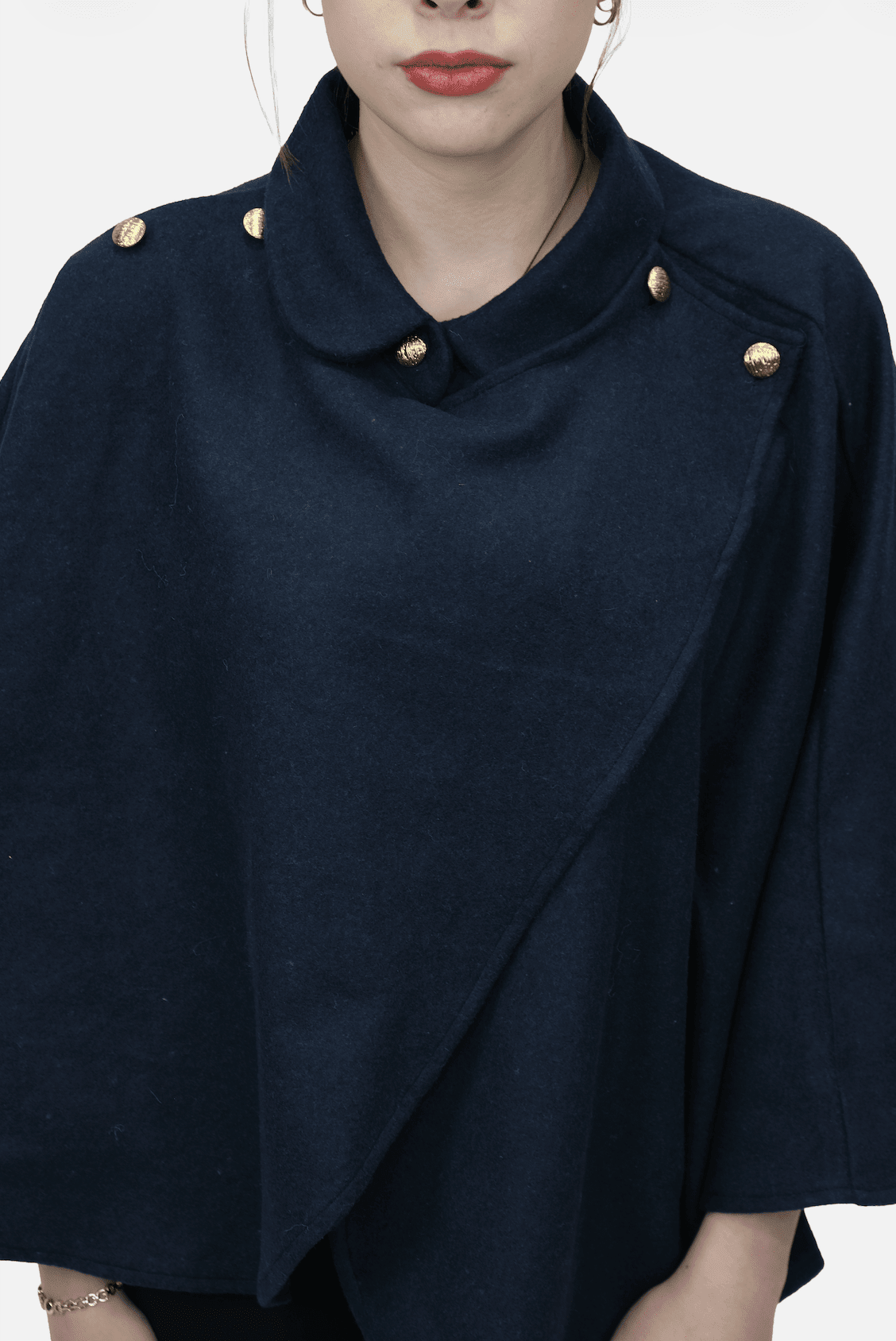 Düğmeli Panço 13117 - Desfita