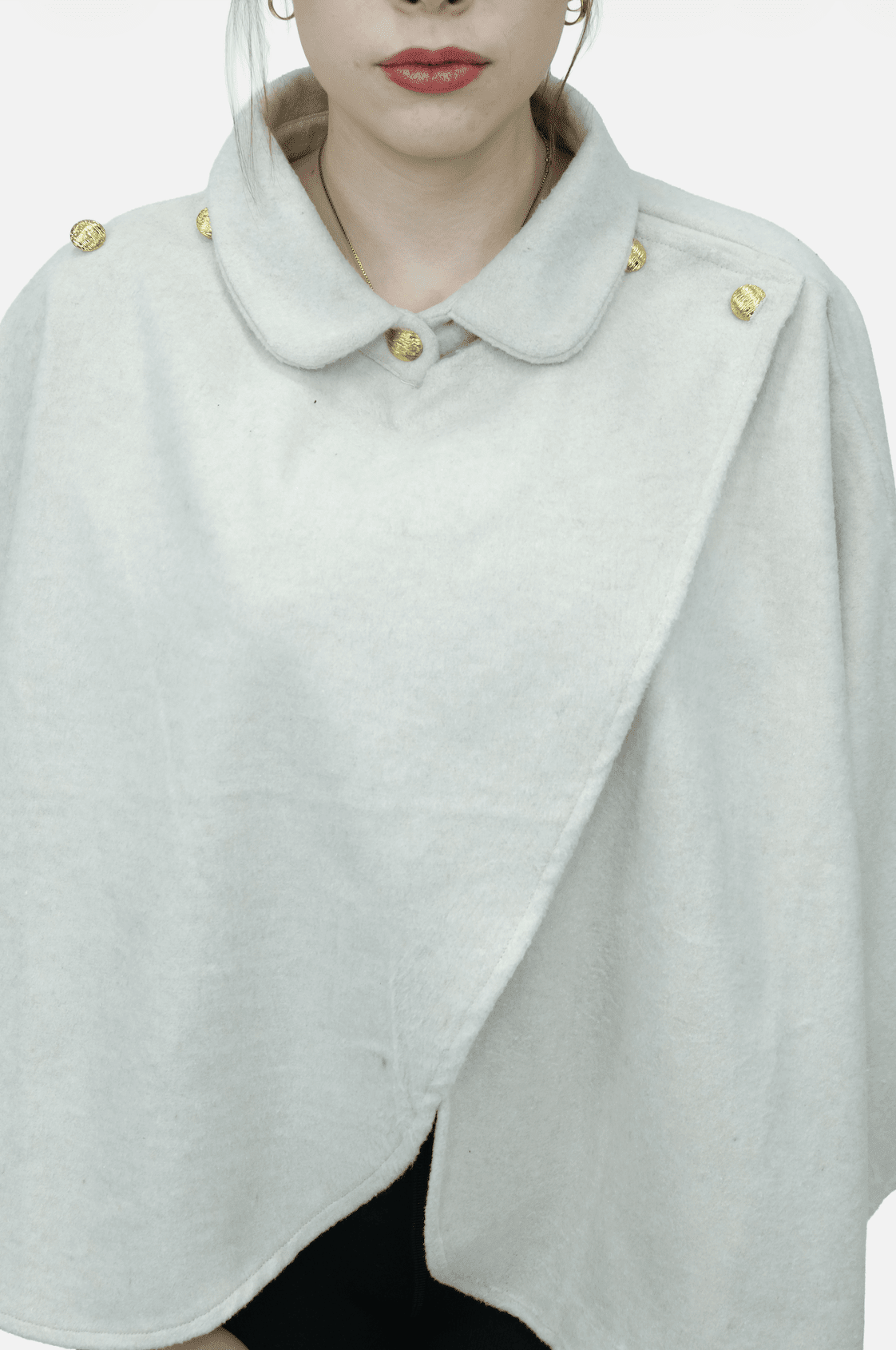 Düğmeli Panço 13117 - Desfita