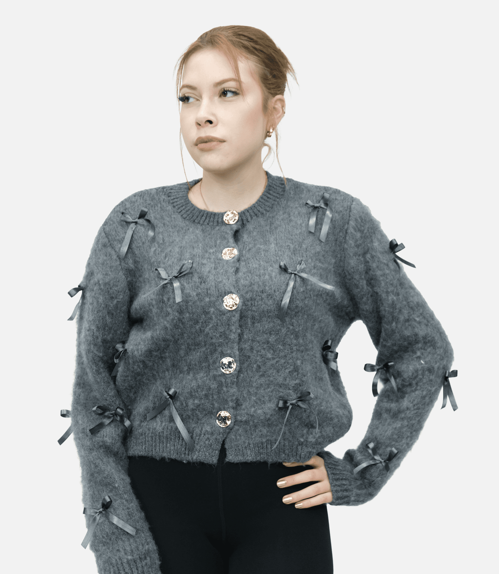 Fiyonk Düğmeli Uzun Kollu Kazak 1570 - Desfita