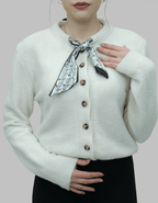 Fular Detaylı Hırka | 1641 - Desfita