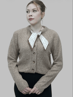 Fular Detaylı Hırka | 1641 - Desfita