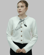 Fular Detaylı Hırka | 1641 - Desfita