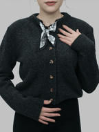 Fular Detaylı Hırka | 1641 - Desfita