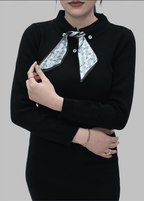 Fular Detaylı Zarif Elbise | 1634 - Desfita