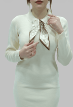 Fular Detaylı Zarif Elbise | 1634 - Desfita