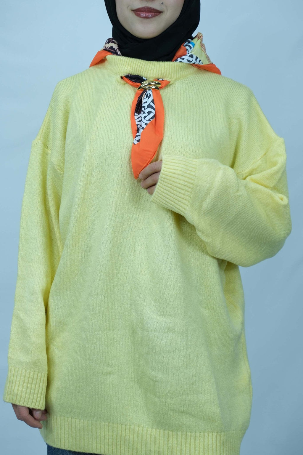 fularlı kazak 2640 - Desfita