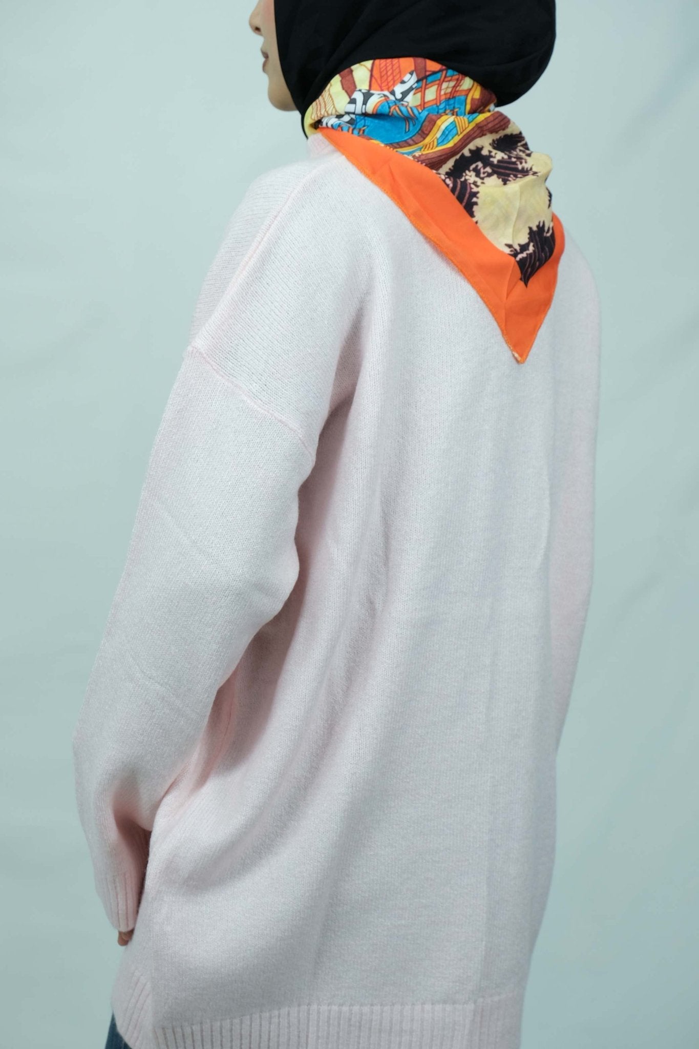 fularlı kazak 2640 - Desfita