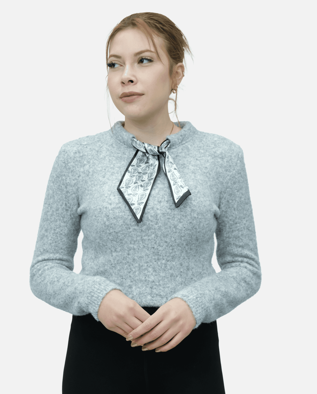 Fularlı Uzun Kollu Kazak 1526 - Desfita