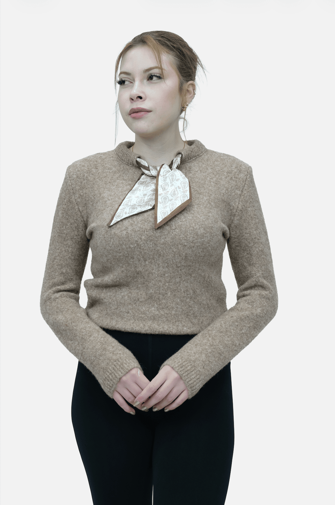 Fularlı Uzun Kollu Kazak 1526 - Desfita