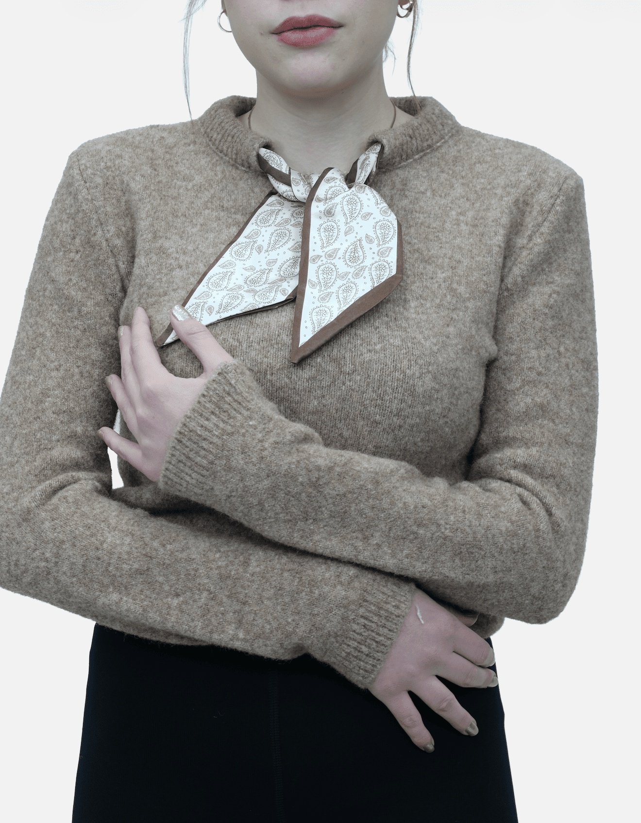 Fularlı Uzun Kollu Kazak 1526 - Desfita