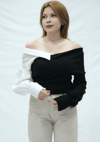 Gömlek Detaylı Triko Kazak 20026 - Desfita