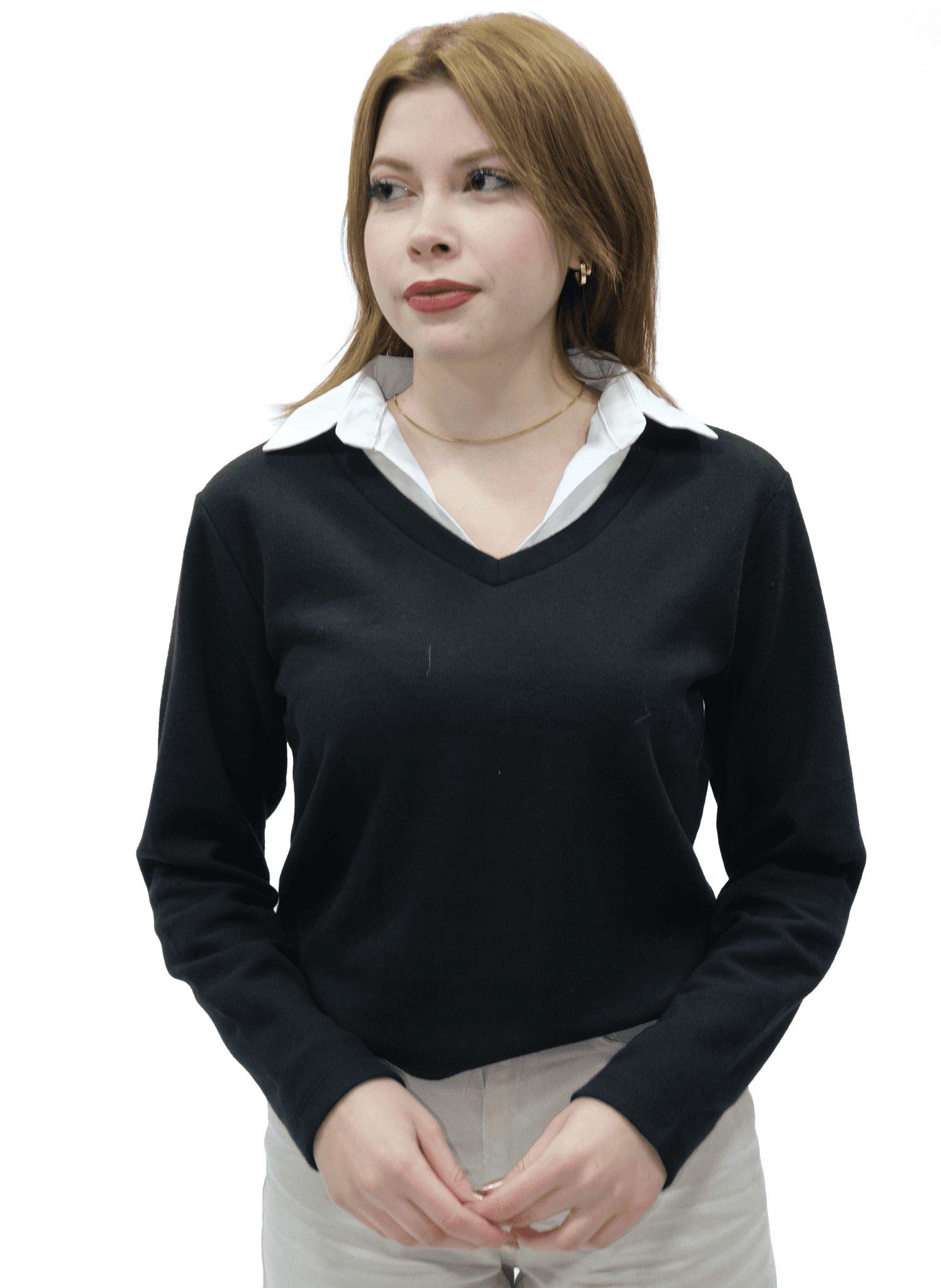 Gömlek Yaka Detaylı Modern Sweat 4658 - Desfita Ürün ana görseli