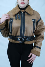 Kemer detaylı mont 3027 - Desfita