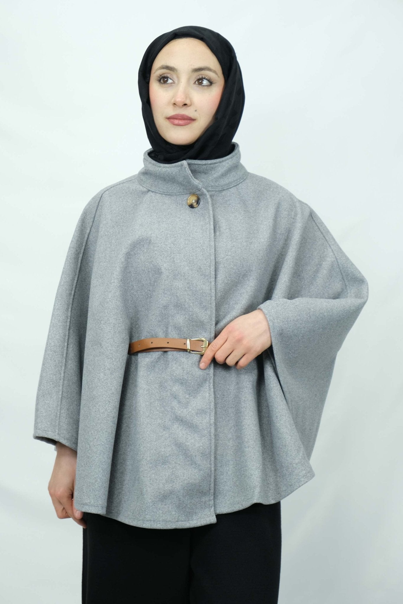 kemer detaylı panço 8932 - Desfita