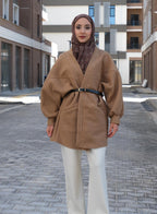 KEMERLİ CEKET - 12957 - Desfita