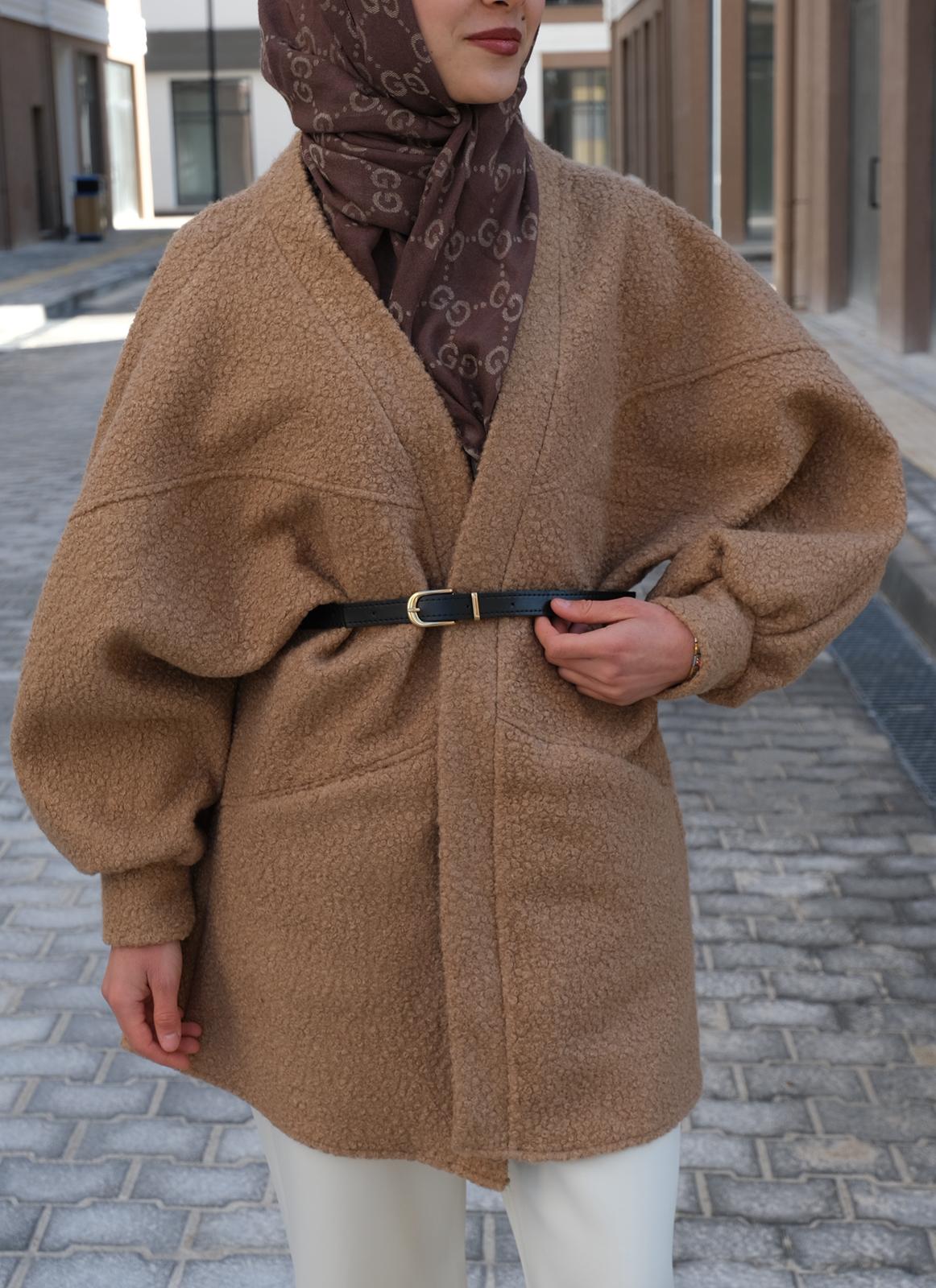 KEMERLİ CEKET - 12957 - Desfita