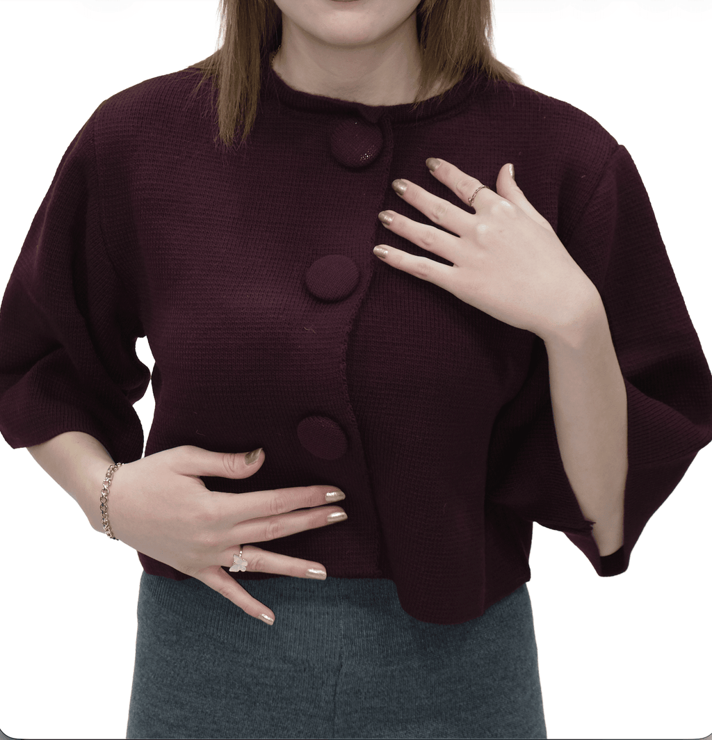 Kısa Kollu Hırka | 20026 - Desfita