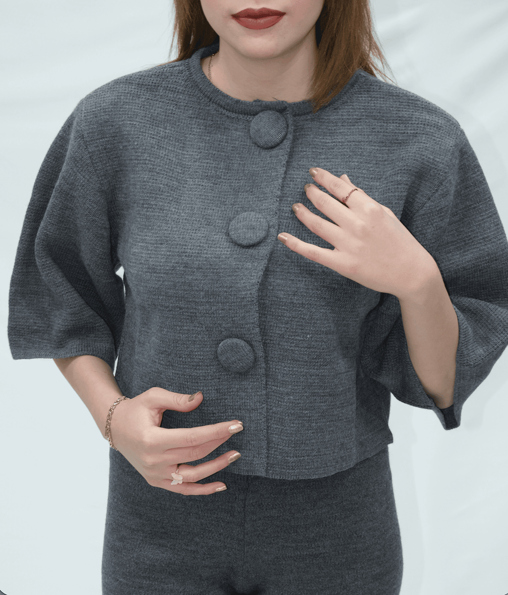 Kısa Kollu Hırka | 20026 - Desfita