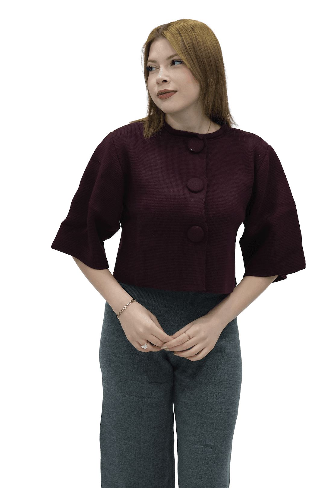 Kısa Kollu Hırka | 20026 - Desfita