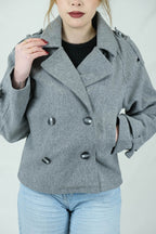 kruvaze kesim kısa kaban 6972 - Desfita